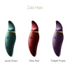 Вибратор 2в1 с язычком Zalo — Hero Jewel Green, кристалл Swarovski || Вібратор 2в1 з язичком Zalo — Hero Jewel Green, кристал Swarovski || Vibrator 2B1 with Zalo tongue - Hero Jewel Green, Swarovski Crystal