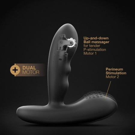 Массажеры простаты Dorcel P-Stroker с пультом ДУ, подогревом и точечным массажем, два мотора || Масажери простати Dorcel P-Stroker з пультом ДК, підігрівом і прицільним масажем, два мотори || Premium Massager with heating and point massage Dorcel P-Stroker with remote control