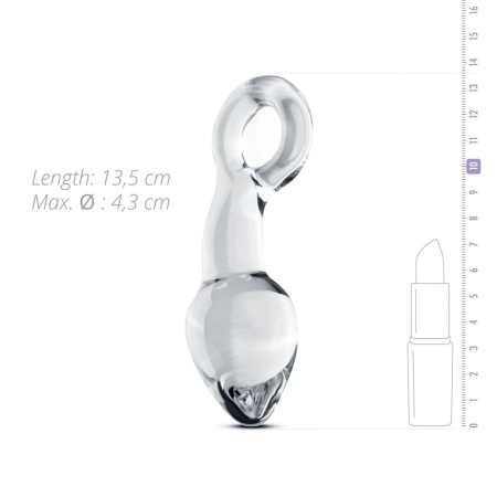 Стеклянный стимулятор простаты Gildo Glass Prostate Plug No. 13 || Скляний стимулятор простати Gildo Glass Prostate Plug No. 13 || Glass anal stimulator Gildo Glass Prostate Plug No. 13