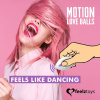 Вагинальные шарики с массажем и вибрацией FeelzToys Motion Love Balls Twisty с пультом ДУ, 7 режимов || Вагінальні кульки з масажем і вібрацією FeelzToys Motion Love Balls Twisty з пультом ДК, 7 режимів || Simulator balls with massage and vibration FeelzToys Motion Love Balls Twisty with remote REMOTE