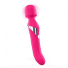 Вибромассажер 2в1 Dorcel Dual Orgasms Magenta классический массажер и вибратор с жемчужным массажем || Вібромасажер 2в1 Dorcel Dual Orgasms Magenta класичний масажер і вібратор з перлинним масажем || Massager with rotary Dorcel Dual Orgasms Magenta