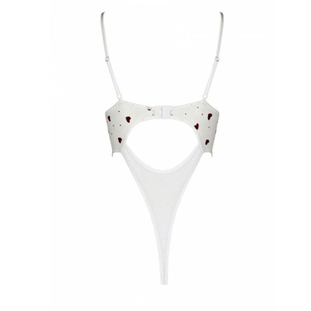 Эротическое боди с рисунком Passion LOVELIA BODY XXL/XXXL, white || Еротичний боді з малюнком Passion LOVELIA BODY XXL/XXXL, white || LOVELIA BODY white XXL/XXXL - Passion