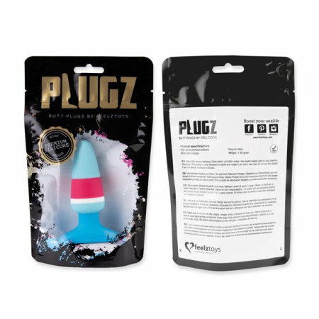 Анальная пробка FeelzToys - Plugz Butt Plug Colors Nr. 1 || Анальна пробка FeelzToys - Plugz Butt Plug Colors Nr. 1 || Anal plug FeelzToys - Plugz Butt Plug Colors Nr.1, 10x3,2cm