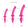 Анальная пробка с дилдо 2в1 Strap-On-Me SWITCH PLUG-IN DILDO Fuchsia L, диаметр 4,5/3,4 см || Анальна пробка з дилдо 2в1 Strap-On-Me SWITCH PLUG-IN DILDO Fuchsia L, діаметр 4,5/3,4 см || 
