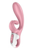 Смарт вибратор кролик Satisfyer Hug Me Pink, 2 мотора, диаметр 4,2см, широкая клиторальная часть || Смарт вібратор-кролик Satisfyer Hug Me Pink, 2 мотори, діаметр 4,2см, широка кліторальна частина || Smart vibrator hug Satisfyer Hug Me Pink, 2 motors, diameter 4,2cm, wide hug part