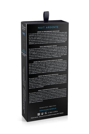 Возбуждающий крем для пениса Plaisirs Secrets Nuit Ardente (60 мл), можно для клитора || Збуджувальний крем для пеніса Plaisirs Secrets Nuit Ardente (60 мл), можна для клітора || Exciting cream for penis Plaisirs Secrets Nuit Ardente, 60ml