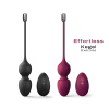 Вагинальные шарики Dorcel LOVE BALLS BLACK, вибрации и движения внутреннего шарика, пульт ДУ || Вагінальні кульки Dorcel LOVE BALLS BLACK, вібрації та рухи внутрішньої кульки, пульт ДК || Simulator balls Dorcel LOVE BALLS BLACK, vibration and movement inner ball, remote REMOTE