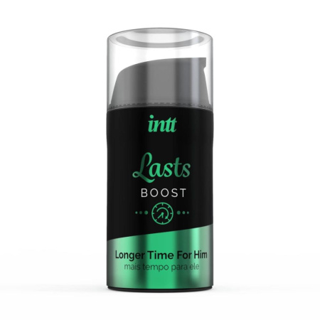 Пролонгатор для мужчин Intt Lasts (15 мл) с экстрактом гвоздики и мяты || Пролонгатор для чоловіків Intt Lasts (15 мл) з екстрактом гвоздики та м'яти || Delay gel for men with extract clove and peppermint Intt Lasts, 15ml