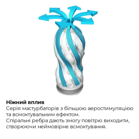 Мастурбатор Tenga Air-Tech Gentle, более высокая аэростимуляция и всасывающий эффект || Мастурбатор Tenga Air-Tech Gentle, більш висока аеростимуляція та всмоктувальний ефект || Masturbator c air-pulse stimulation Tenga Air-Tech Gentle