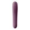 Вакуумный стимулятор с вибрацией Satisfyer Dual Kiss Wine Red || Вакуумний стимулятор з вібрацією Satisfyer Dual Kiss Wine Red || Vacuum stimulator with vibration Satisfyer Dual Kiss Wine Red