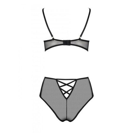 Эротический комплект с рисунком Passion LOVELIA BIKINI L/XL, black || Еротичний комплект з малюнком Passion LOVELIA BIKINI L/XL, black || LOVELIA BIKINI black L/XL - Passion