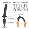 Анальная пробка с дилдо 2в1 Strap-On-Me SWITCH PLUG-IN REALISTIC DILDO Black L, диаметр 4,5/3,4 см || Анальна пробка з дилдо 2в1 Strap-On-Me SWITCH PLUG-IN REALISTIC DILDO Black L, діаметр 4,5/3,4 см || 