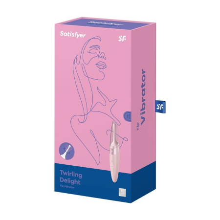 Вибратор для клитора Satisfyer Twirling Delight (Rose) || Вібратор для клітора Satisfyer Twirling Delight Rose || Satisfyer Twirling Delight Clit Vibrator (Rose)