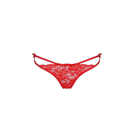 Трусики с завязочками по бокам Passion Exclusive WARDA THONG S/M, red || Трусики на зав'язочках з боків Passion Exclusive WARDA THONG S/M, red || Panties with ties by sides WARDA THONG red S/M - Passion Exclusive