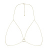 Цепочка портупея Bijoux Indiscrets Magnifique Bra Chain - Gold, украшение на тело || Ланцюжок портупея Bijoux Indiscrets Magnifique Bra Chain - Gold, прикраса на тіло || Tsepochka-portupeya Bijoux Indiscrets Magnifique Bra Chain - Gold