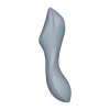 Вакуумный стимулятор с вибрацией Satisfyer Curvy Trinity 3 BlueGrey || Вакуумний стимулятор з вібрацією Satisfyer Curvy Trinity 3 BlueGrey || Vacuum stimulator with vibration Satisfyer Curvy Trinity 3 BlueGrey