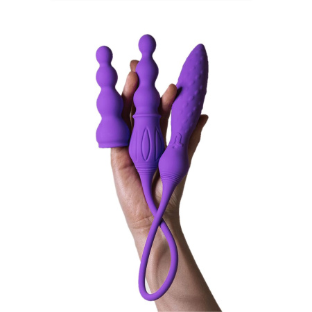 Вибратор двусторонний Adrien Lastic AD-2X с пультом LRS || Вібратор двосторонній Adrien Lastic AD-2X з пультом LRS || Double-sided vibrator Adrien Lastic AD-2X with remote LRS