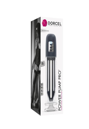 Вакуумная помпа Dorcel POWER PUMP PRO для члена длиной до 20см, диаметр до 5см || Вакуумна помпа Dorcel POWER PUMP PRO для члена довжиною до 20 см, діаметр до 5 см || Vacuum pump Dorcel POWER PUMP PRO for penis cork to 20cm, diameter to 5cm