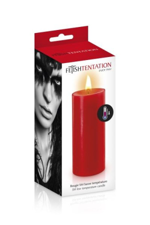 БДСМ-cвеча низкотемпературная Fetish Tentation SM Low Temperature Candle Red || БДСМ-cвічка низькотемпературна Fetish Tentation SM Low Temperature Candle Red || Red BDSM cvecha Fetish Tentation SM Low Temperature Candle low-temperature
