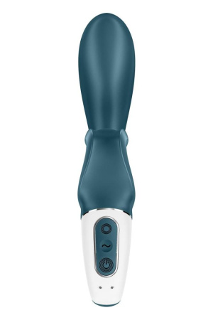 Смарт вибратор кролик Satisfyer Hug Me Bluegrey, 2 мотора, диаметр 4,2см, широкая клиторальная часть || Смарт вібратор-кролик Satisfyer Hug Me Bluegrey, 2 мотори, діаметр 4,2см, широка кліторальна частина || Satisfyer Hug ME BlueGrey smartwibrator, 2 motors, diameter 4.2cm, wide clitoris