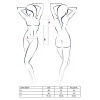 Боди монокини под латекс Passion JEAN BODY L/XL, black || Боді монокіні під латекс Passion JEAN BODY L/XL, black || Body Monokini under Latex Jean Body Black L / XL - Passion