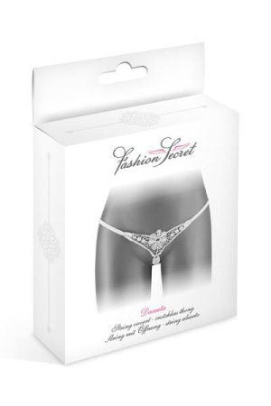 Трусики-стринги с доступом Fashion Secret DANUTA White || Трусики-стрінги з доступом Fashion Secret DANUTA White || Panties with access Fashion Secret DANUTA White