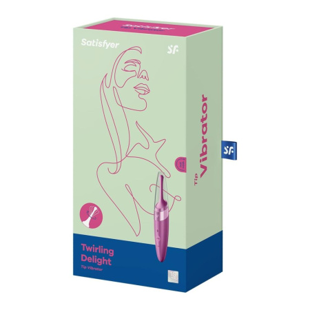 Вибратор для клитора Satisfyer Twirling Delight (Berry) || Вібратор для клітора Satisfyer Twirling Delight Berry || Clit Vibrator Satisfyer Twirling Delight (Berry)