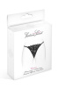 Трусики-стрінги з перлинною ниткою Fashion Secret VENUSINA Black