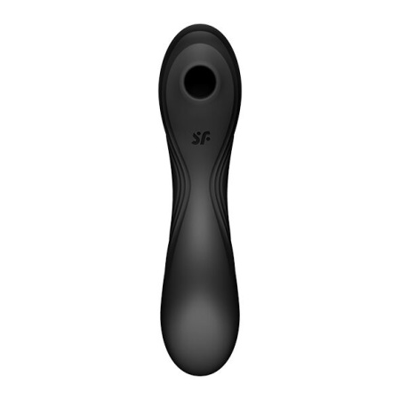 Вакуумный стимулятор с вибрацией Satisfyer Curvy Trinity 4 Black || Вакуумний стимулятор з вібрацією Satisfyer Curvy Trinity 4 Black || Vacuum stimulator with vibration Satisfyer Curvy Trinity 4 Black