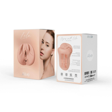 Мастурбатор-вагина + попка Alive Lola Super Realistic Masturbator L Flesh, два канала, реалистик || Мастурбатор-вагіна + попка Alive Lola Super Realistic Masturbator L Flesh, два канали, реалістик || 