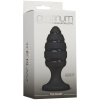 Анальный плаг со спиральным каналом Doc Johnson Platinum Premium Silicone - The Blast - Black || Анальний плаг зі спіральним каналом Doc Johnson Platinum Premium Silicone — The Blast — Black || Anal plag with spiral contracting Doc Johnson Platinum Premium Silicone - The Blast - Black