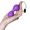 Вагинальные шарики с вибрацией Adrien Lastic Kegel Vibe Purple, диаметр 3,7см || Вагінальні кульки з вібрацією Adrien Lastic Kegel Vibe Purple, діаметр 3,7 см || Simulator balls with vibration Adrien Lastic Kegel Vibe Purple