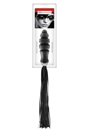 Флоггер с ручкой для проникновения Fetish Tentation Whip with Ogive Handle || Флогер з ручкою для проникнення Fetish Tentation Whip with Ogive Handle || Flogger with its for penetration Fetish Tentation Whip with Ogive Handle