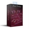 Набор Feral Feelings BDSM Kit 7 Burgundy, наручники, поножи, коннектор, маска, паддл, кляп, зажимы || Набір Feral Feelings BDSM Kit 7 Burgundy, наручники, поножі, конектор, маска, падл, кляп, затискачі || Set Feral Feelings BDSM Kit 7 Burgundy, handcuffs, leggings, connector, mask, paddl, bdsm, clamps
