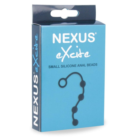 Анальные шарики Nexus Excite Small Anal Beads, силикон, макс. диаметр 2см || Анальні кульки Nexus Excite Small Anal Beads, силікон, макс. діаметр 2 см || Anal beads Nexus Excite Small Anal Beads, diameter 2cm