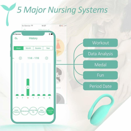 Смарт-тренажер Кегеля Magic Motion Kegel Rejuve, бюджетный вариант, для тренировок и удовольствия || Смарт-тренажер Кегеля Magic Motion Kegel Rejuve, бюджетний варіант, для тренувань і задоволення || Smart trainer Simulator with vibration Magic Motion Kegel Rejuve