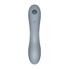 Вакуумный стимулятор с вибрацией Satisfyer Curvy Trinity 3 BlueGrey || Вакуумний стимулятор з вібрацією Satisfyer Curvy Trinity 3 BlueGrey || Vacuum stimulator with vibration Satisfyer Curvy Trinity 3 BlueGrey