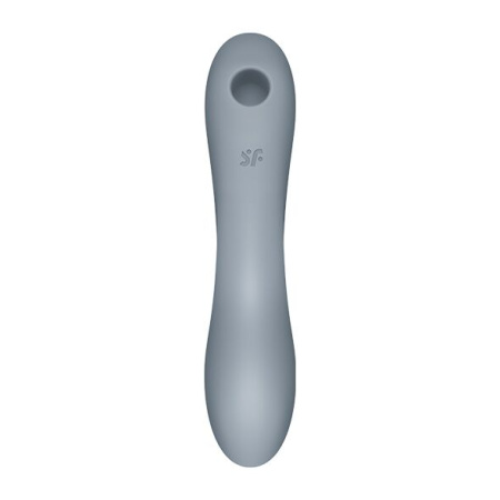 Вакуумный стимулятор с вибрацией Satisfyer Curvy Trinity 3 BlueGrey || Вакуумний стимулятор з вібрацією Satisfyer Curvy Trinity 3 BlueGrey || Vacuum stimulator with vibration Satisfyer Curvy Trinity 3 BlueGrey