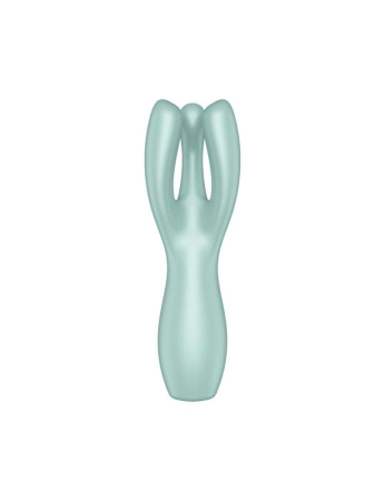 Клиторальный вибратор Satisfyer Threesome 3 Mint с тремя пальчиками || Кліторальний вібратор Satisfyer Threesome 3 Mint з трьома пальчиками || Clitoral vibrator Satisfyer Threesome 3 Mint with finger fingers